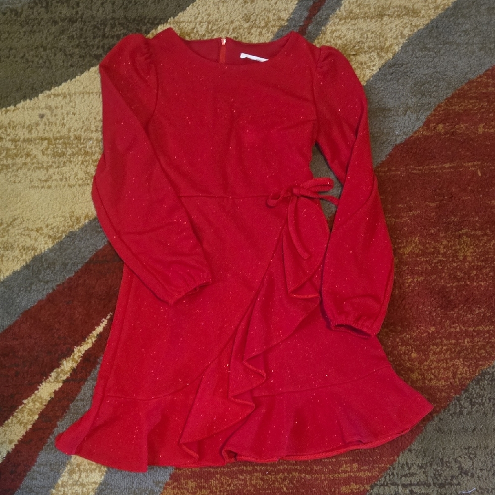 Elegant Red Kids Dress
